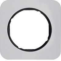 Rámeček 1-násobný, Berker R.1, alu/černá