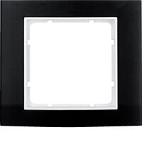 Rámeček 1-násobný, Berker B.3, Alu, čern