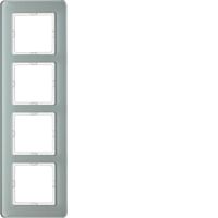 Rámeček BERKER 10146079 Q.7 sklo bíl