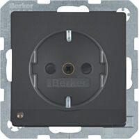 Zásuvka, SCHUKO s LED orientační kontrol