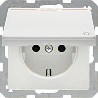 Zásuvka, SCHUKO, 16 A, 250 V~ s víčkem,