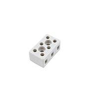 POLLMANN Svorkovnice keramická AK 3/6 A - BI, 3pól., 3x4mm2, 32A, T300, porcelánová (bílá) /3700402