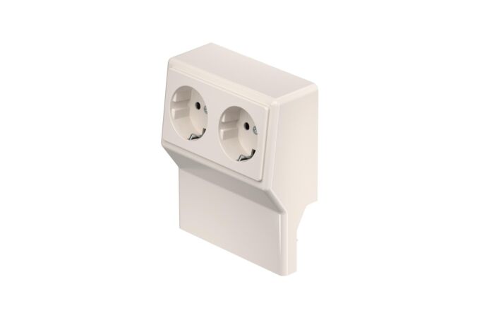 OBO BETTERMANN Přístrojový nosič, SL, krémová bílá Polyvinylchlorid, PVC typ SL2GT5070 cws