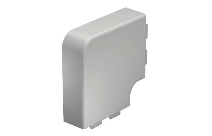 OBO BETTERMANN Kryt plochého rohu, pro kanál WDK, 40x110mm, světle šedá Polyvinylchlorid, PVC typ WDK HF40110LGR