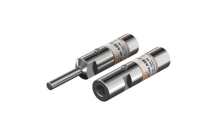 OBO BETTERMANN Připojovací prvek, pro vedení isFang IN, 23mm, Nerez ocel, materiál 1.4307, A2, 1.4301 typ isCon ASE 23 IN