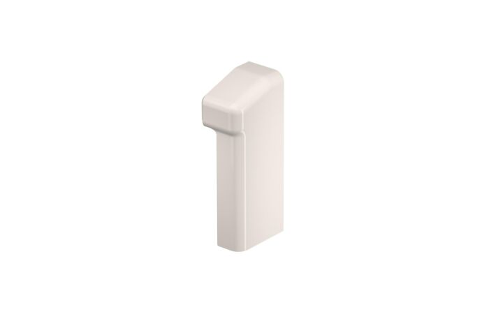 OBO BETTERMANN Koncový díl, pravý , krémová bílá Polyvinylchlorid, PVC typ SLT ESre2070 cws