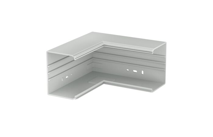 OBO BETTERMANN s kartáčovou lištou, pro kanál WDK, 250x130x100, světle šedá Polyvinylchlorid, PVC typ WDK I100130LGR