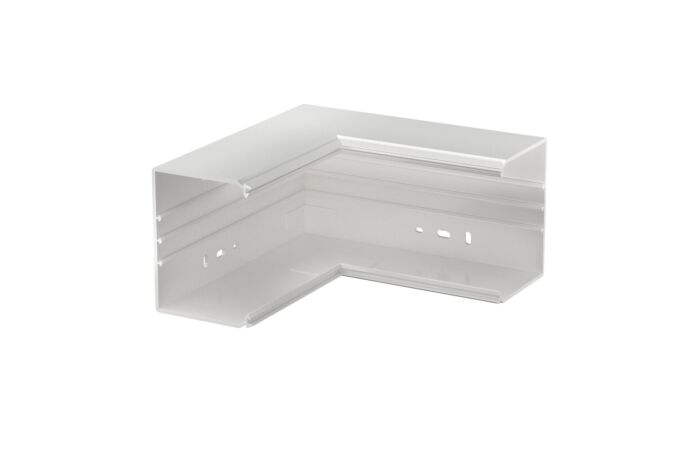 OBO BETTERMANN s kartáčovou lištou, pro kanál WDK, 250x130x100, čistě bílá Polyvinylchlorid, PVC typ WDK I100130RW
