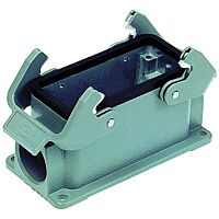 HARTING Kryt Han 10B 2xM20 soklový 2 přezky