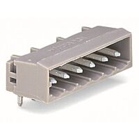 WAGO Konektor 231-436/001-000 s pájecími piny THT Pájecí kontakt 1,0 × 1,0 mm Úhlové provedení, šedá