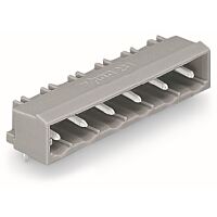 WAGO Konektor 231-862/001-000 s pájecími piny THT Pájecí kontakt 1,2 × 1,2 mm Úhlové provedení, šedá
