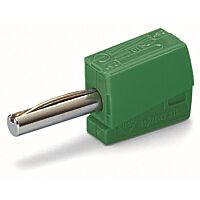 WAGO Konektor 215-411 Banánkový Pro průměr zásuvky 4 mm, zelená
