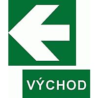 Tab.''VÝCHOD'' symbol šipka A4 P