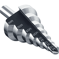 KAISER Nástroj - Stupňovitý vrták ( stromeček ) průměr 10-40mm