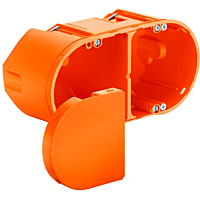 KAISER Krabice pro elektroniku vzduchotěsná s víkem bezhalogen hloubka 75 mm, do dutých stěn