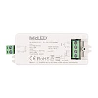MCLED Stmívač pro řízení jasu stmívání odporem do 500 kΩ 0/1-10V 1 kanál 8A