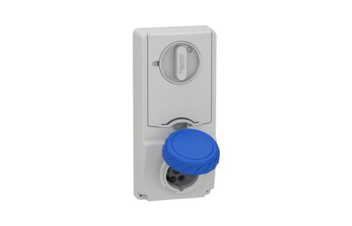 Unika zásuvka 16A 2P+PE 250V IP65