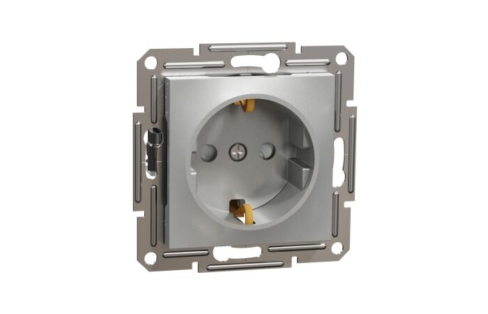 Asfora - Zásuvka SCHUKO 250V 16A, clonky