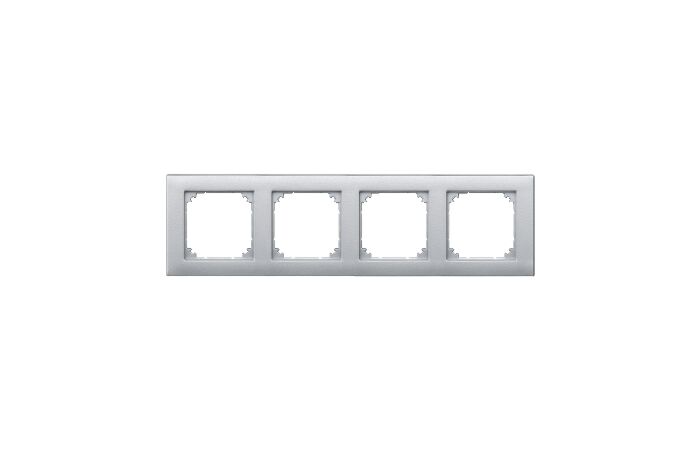 Rámeček M-Plan 4násobný Aluminium