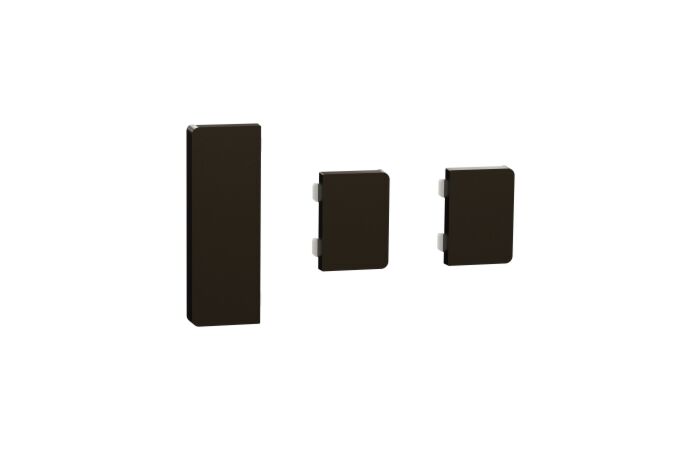 Klapka 3n pro KNX tl.p.DL, Mocca Met.