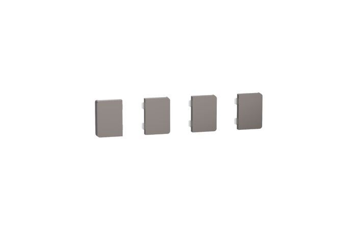 Klapka 4n pro KNX tl.p.DL, Nickel Met.