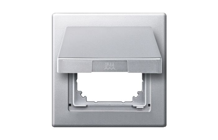 Rámeček IP44, M-Smart, 1násobný, Alu
