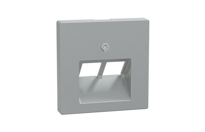 Centr. deska RJ45 2nás., aluminium