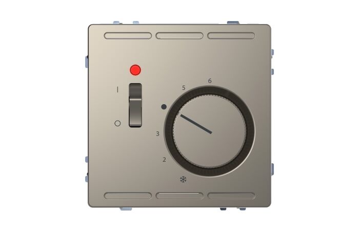 Termostat, Sys-D, 230V, spínač, nikl