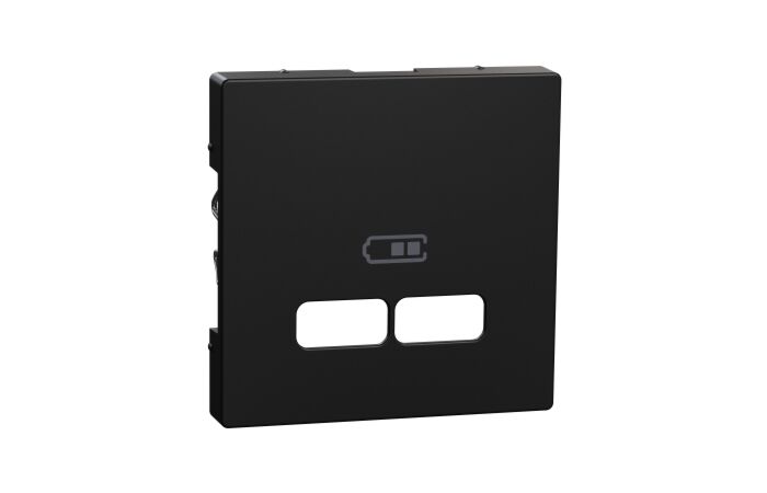 Centr. deska pro USB nabíječky, černá