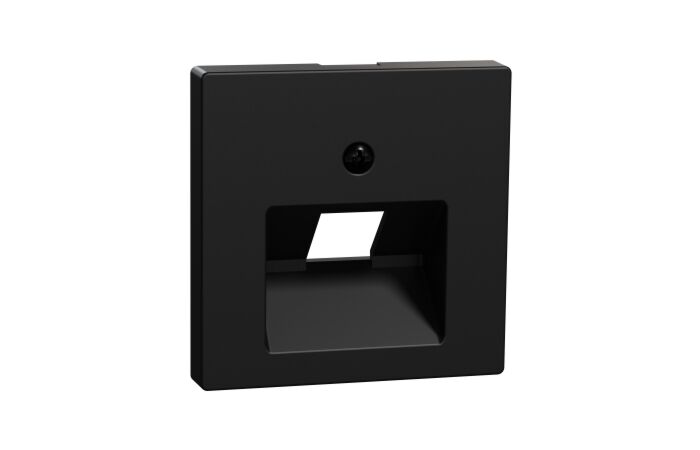 Centr. deska RJ45 1x, černá mat