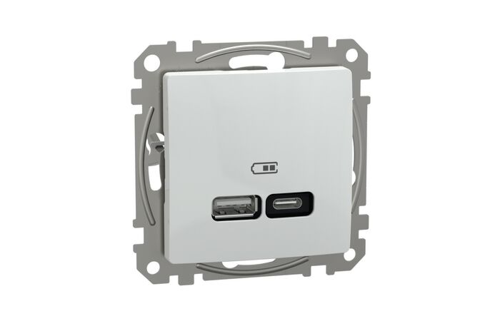 Rychlonabíječka USB A+C 21W Bílá