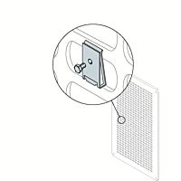 ABB Skříně automatizační SR2,Maticové klipy pro uchycení k perforované montážní desce (20 ks) TQ6610