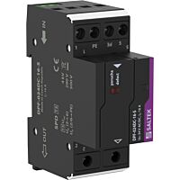 SALTEK Ochrana DPF-024DC-16-S přepěťová vf filtrem, dálková signalizace poruchy, do 24 V AC i DC