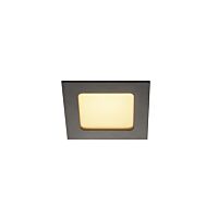 SLV Svítidlo LED FRAME BASIC 8,4W+1W 600lm 3000K downlight, ovladač, IP20 černá