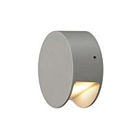 SLV Svítidlo LED PEMA 3,8W 190lm 3000K nástěnné IP55 stříbrnošedá