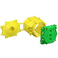 KAISER Krabice KAISER 1265-01 přístojová, spojovací, hloubka 91mm, do betonu