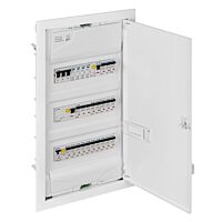 SEZ Skříň C-BOX MSF 42, 42TE pod omítku ocelové dveře IP30