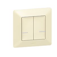 NETATMO Spínač osvětlení 752287 bezdrátový dvojnásobný 185m IP40 béžová