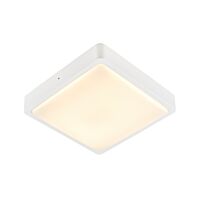 AINOS SQUARE SENSOR, Outdoor, nástěnné a stropní LED svítidlo, bílé, spínač CCT 3000/4000K