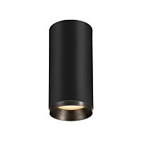 NUMINOS® CL DALI M, vnitřní LED přisazené stropní svítidlo černá/černá 3000 K 36°