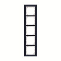 ABB BUSCH AXCENT Rámeček 2CKA001754A4779 pětinásobný, pro vodorovnou i svislou montáž, fialové sklo