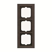 ABB BUSCH AXCENT Rámeček 2CKA001754A4792 trojnásobný, pro vodorovnou i svislou montáž, hnědý papír