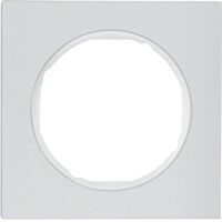 Rámeček 1-násobný, Berker R.3, alu/bílá