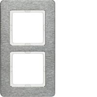 Rámeček, 2-násobný, svislý, Berker Q.7,