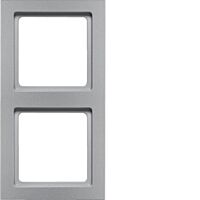 Rámeček BERKER 10126094 dvoj. Q.3 alu