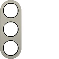 Rámeček 3-násobný, Serie R.classic, alu/