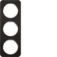 Rámeček 3-násobný, Berker R.1, dubové dř