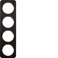 Rámeček 4-násobný, Berker R.1, dubové dř