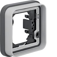 Rámeček BERKER 13283505 jedn. W1 šedá