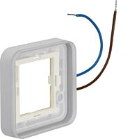 Rámeček 1-násobný, podsvětlení LED bílá